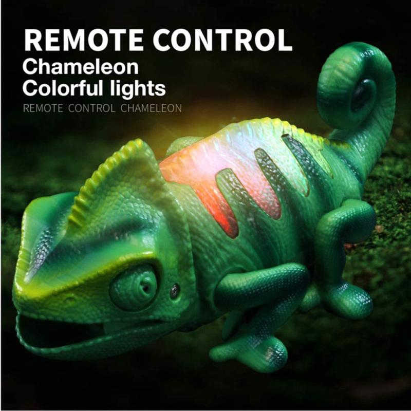 Remote  Control  Chameleon  Toy Realistic Animals Shape Infrared Remote Control Simulated Electric