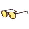 Classic Retro Rivet Small Rectangle Sunglasses Punk Vintage Designer Fashion Square Glasses Frame Shades For Men Women