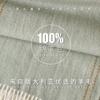 100 Wool Scarves Men's Winter Dark Blue Plaid Cashmere Scarf High-end Gift Boyfriend Dad Double-sided Shawl