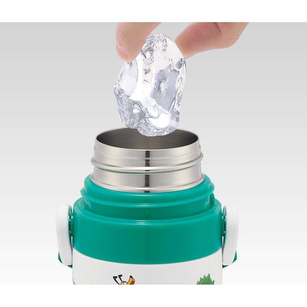 Бутылка для воды из нержавеющей стали Skater, 470 мл, для питья, с изображением Микки Друзья, динозавра, для детей, легкая, для хранения, для спорта