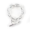 Excellent HERMES bracelet Chene Dunkle MM 13 frames Silver AG925 Women Used