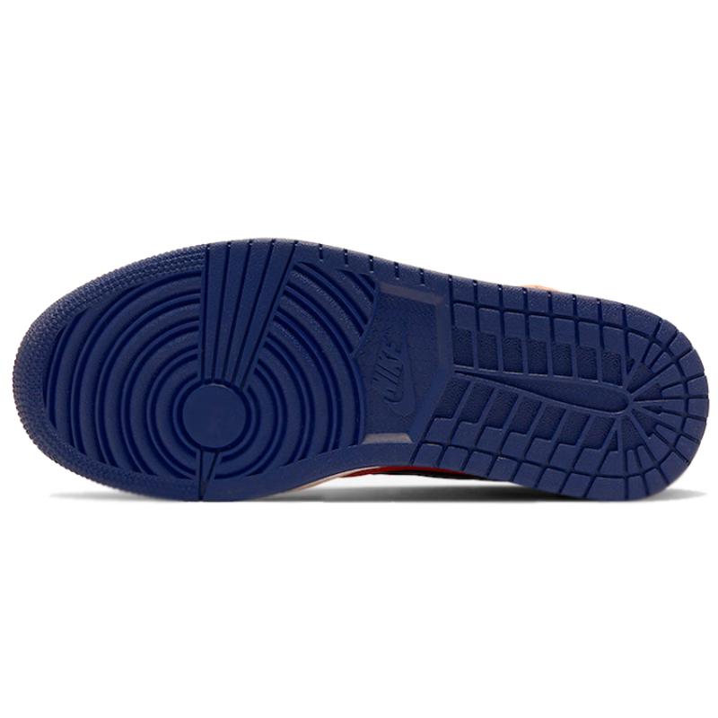Jordan 1 Mid Turf Оранжевый Синий Пустота Женские Jordan CD7240-804