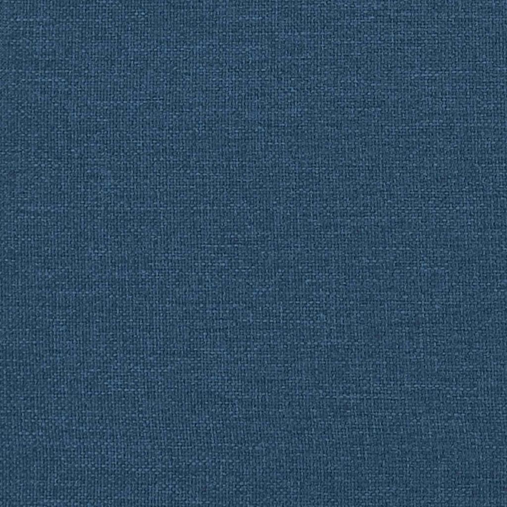 Blue Lounge Chaise Longue with Cushions 91 x 157 x 91 cm Fabric