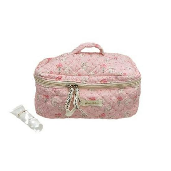Large Capacity Cute Cartoon Cosmetic Travel Bag for Women