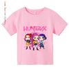 Girls Hoodie Tracksuit KPop Demon Hunters Character Hoodie MIRA HD Print RUMI Autumn Kids Hoodie Set ZOEY Thin Fleece Hoodie Set