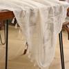 French Retro Lace Tablecloth Cover Towel Rectangular Dining Table Fabric Long Table Square Table Tulip Embroidered Tablecloth