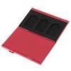 Game Card Case Aluminum Alloy 6 Slots Ultrathin Portable Game Cartridge Holder for Switch Game Cards Storage Cards Red