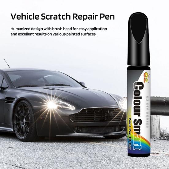 2Pcs Car Paint Touch-Up Pens Waterproof Compact Portable Car Scratch Repair Paste Effective Scratch Repair