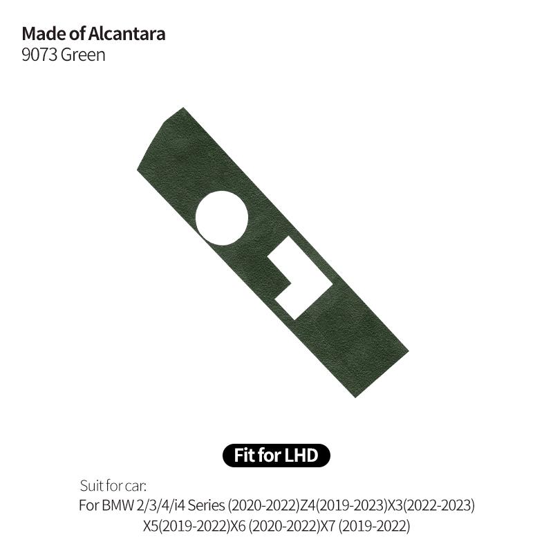 Made of Alcanrata For BMW G20 G22 G07 F44 i4 G29 X3 G01 X5 G05 G06 Gear Shifter Panel Frame Sticker Car Interior Trim Accesso