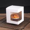 1set/ 20pcs Open Window Cupcake Box, Egg Tart Box, Muffin Box, Baking Dessert Packing Box, Cupcake Transparent Gift Box