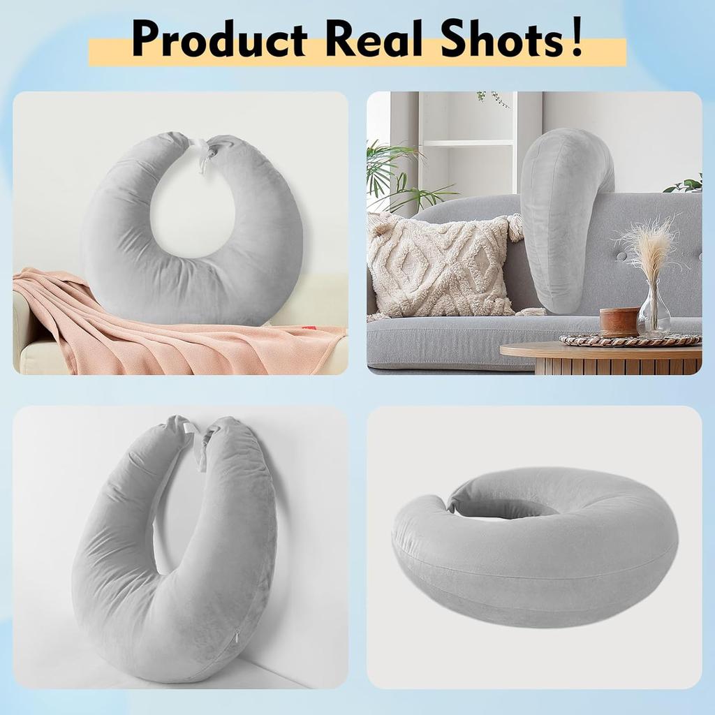 Подушка для чтения и игр для взрослых, подушка для вязания крючком для поддержки руки, портативный столик, мягкая, приятная для кожи, для просмотра телевизора, для путешествий