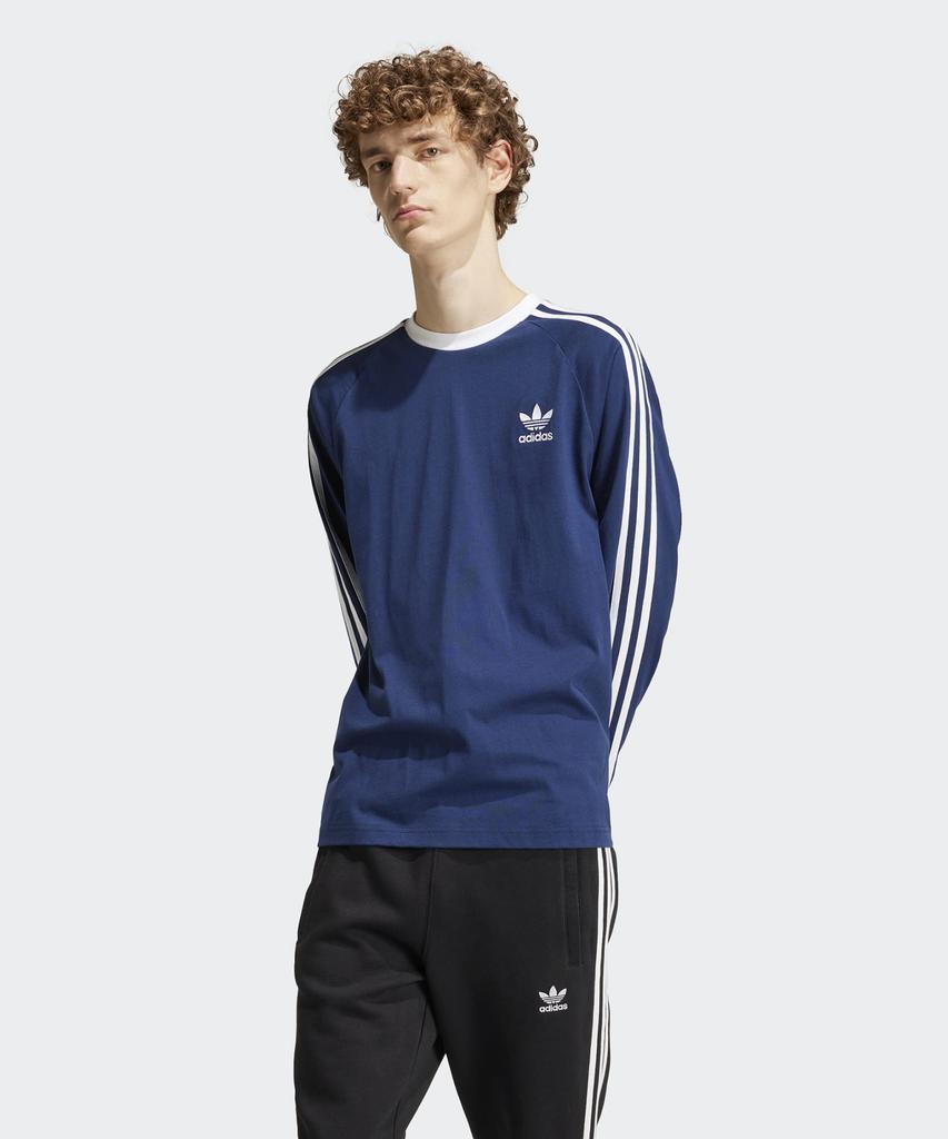 ADIDAS 3S Long Sleeve Tee - Navy / Im9428