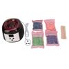 500cc Wax Warmer Set 100W High Power Black Wax Hair Removal Warmer for Makeup 100‑240V UK Plug