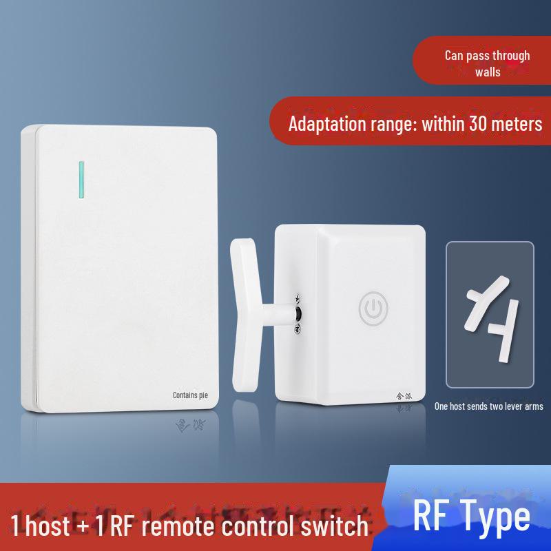 Беспроводной интеллектуальный дистанционный выключатель света: Никаких проводов, простая зарядка, интеллектуальное управление для дома или общежития