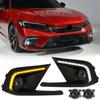 71191 71141-T31-H10 Led Fog Lights Daytime Running Lamp DRL Bumper Cover for Honda Civic 2025 2025 2025 204