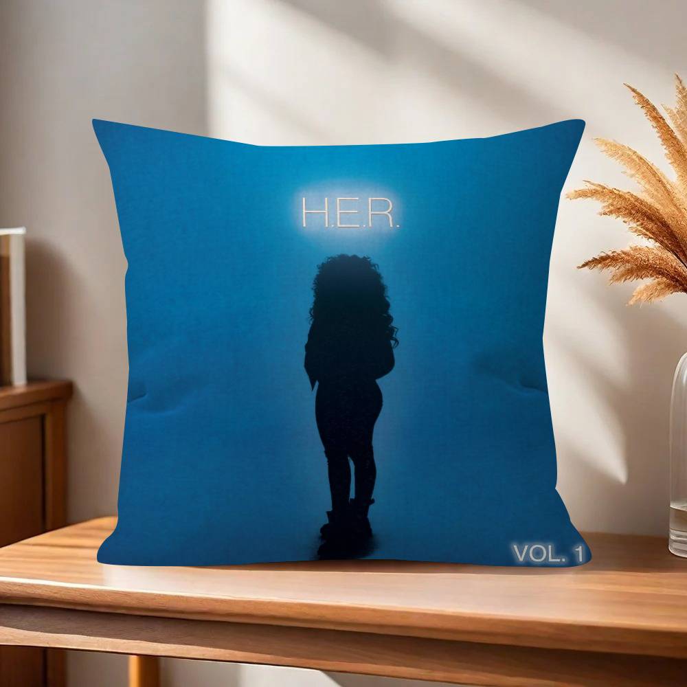Singer SZA SOS Album Pillow Gift Home Office Decoration Pillow Bedroom Sofa Car Cushion CoverPillow Case
