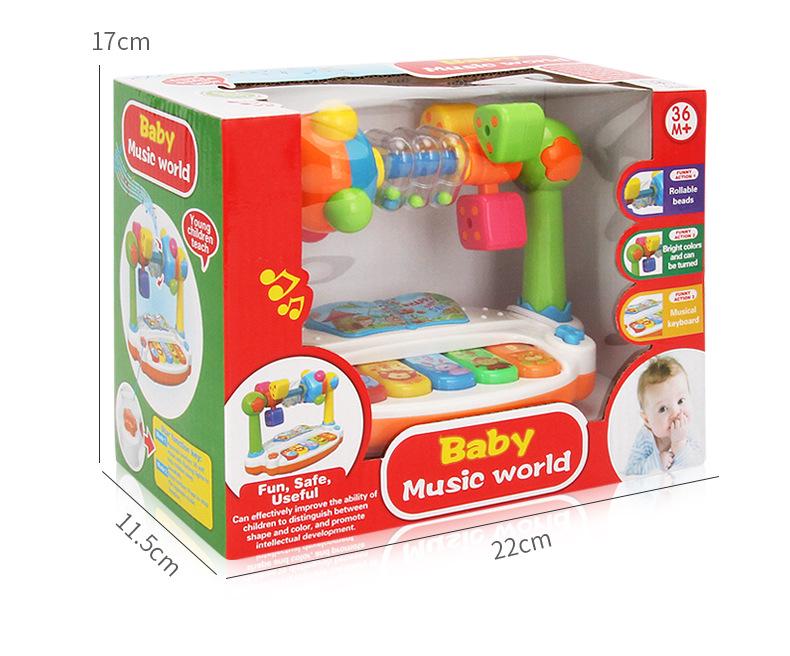 Multifunctional Baby Electronic Keyboard with Lights - Early Education and Singing Musical Instrument