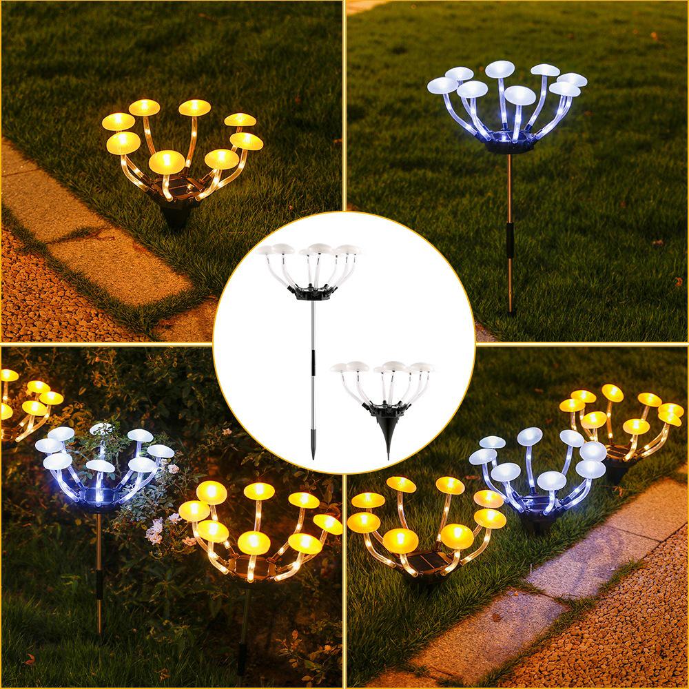 Outdoor Solar Mushroom Lamp for Garden, Balcony, or Lawn Decoration
