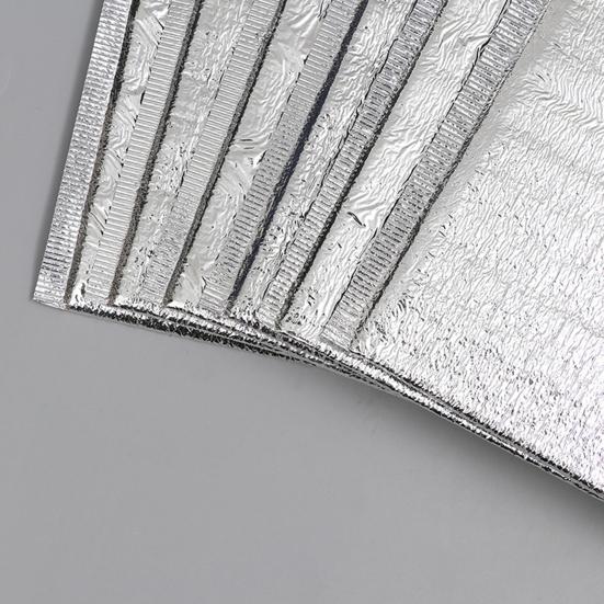 10Pcs Lunch Cooler Bag Insulated Convenient Aluminum Foil Aluminum Foil Lunch Cooler Bag for Kitchen