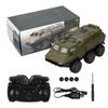 2.4GHz High Speed Remote Control Armored Car 6WD 1 16 Scale RC Truck Toy