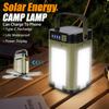 Solar Rechargeable LED Camping Light, Barbecue Light, 4-leaf Folding Tent Light, Atmosphere Light, Outdoor Emergency Lighting Flashlight
