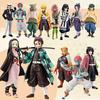 Набор Фигурок Демон Убийца Kimetsu No Yaiba Камадо Танджиро с Мечом, Агацума Зеницу и Незуко Модель Воина из ПВХ с Подвижными Сочленениями