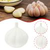 Чесночница с крышкой, белая, уникальный подарок на новоселье, держатель для чеснока, сохраняет чеснок