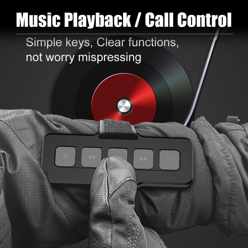 Пульт дистанционного управления мотоциклом, управление медиа на руле велосипеда, водонепроницаемый, для автомобиля, для занятий спортом на открытом воздухе, звонки в режиме hands-free, Bluetooth 5.0