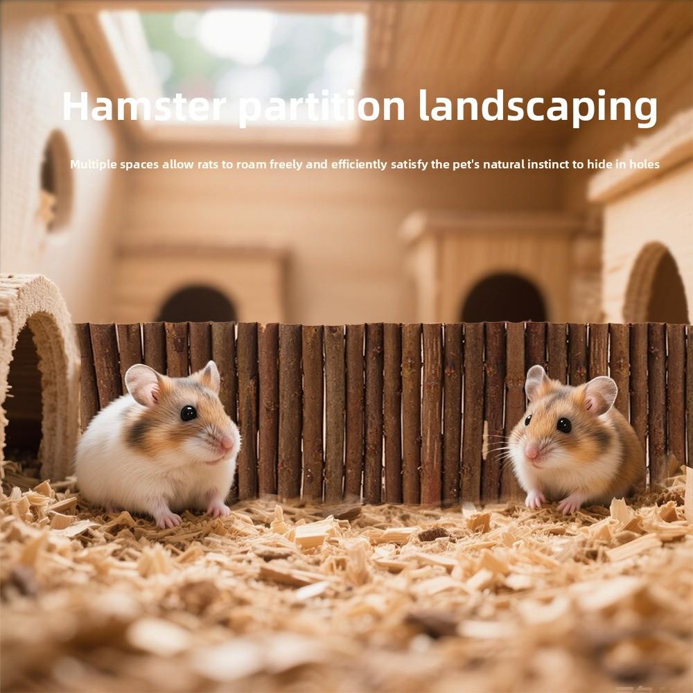 Durable Molar Willow Branch Small Pet Totoro Climbing Ladder Fence  Hamster Molar Supplies