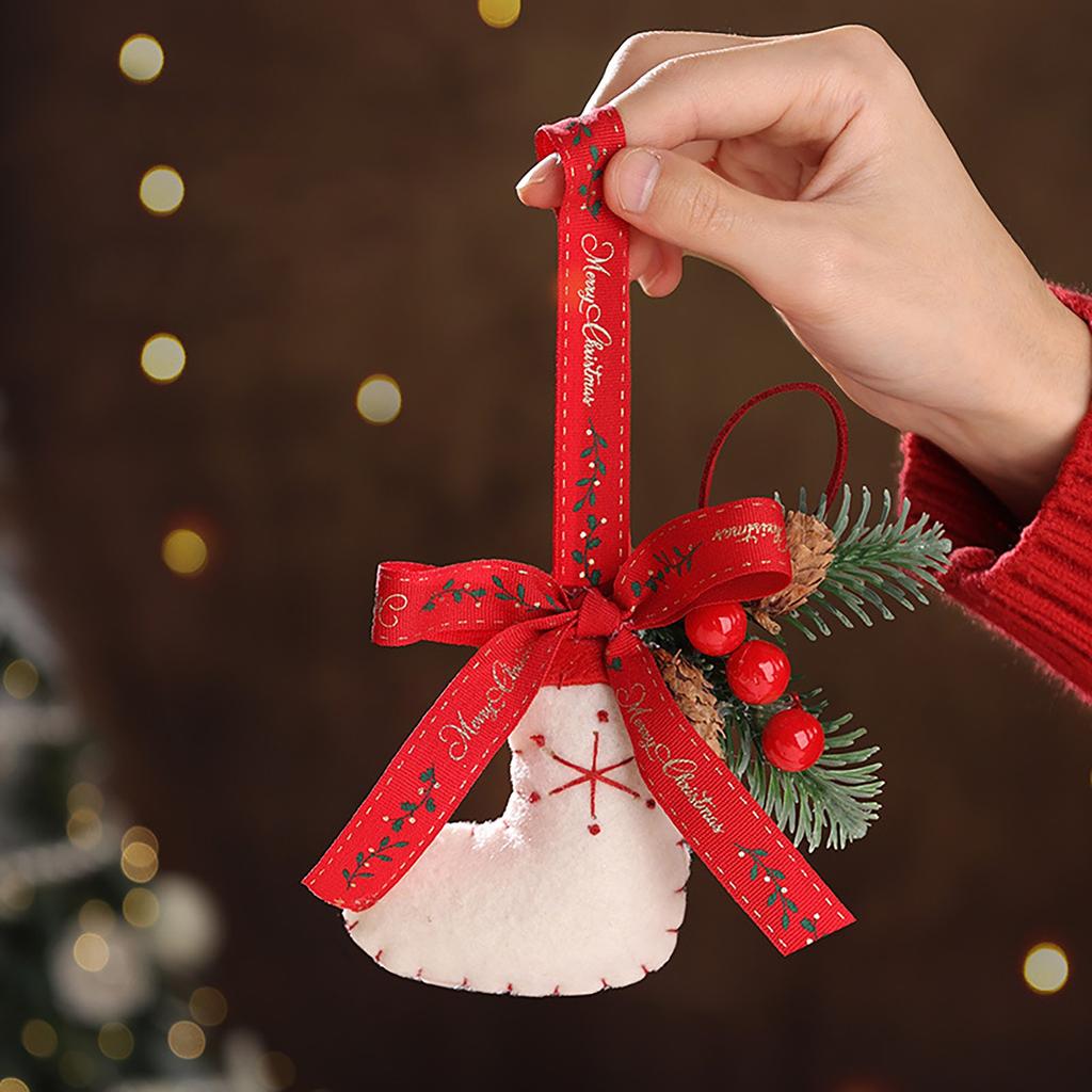 Рождественские подвесные украшения для машин, рождественские колокольчики, подвесные украшения для елки, рождественские украшения для интерьера, снеговики, носки Санты