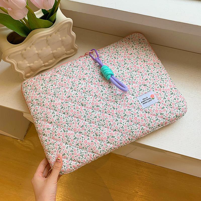 Новая стильная женская сумка для ноутбука и iPad - 11/13/15 дюймов, свежий цветочный дизайн