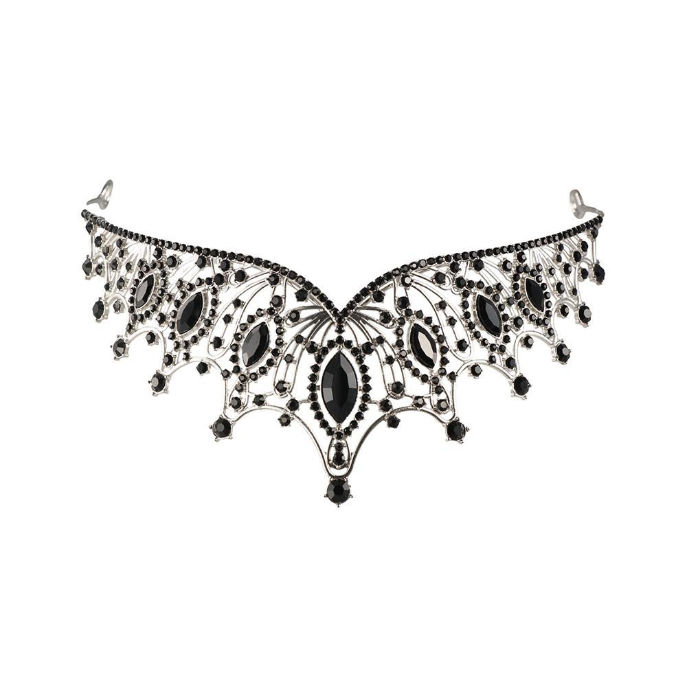 Металлическая тиара принцессы Золотая корона со стразами Модная барочная корона Девочки