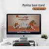 Metal Monitor Stand & Storage Shelf for Desktop and Laptop