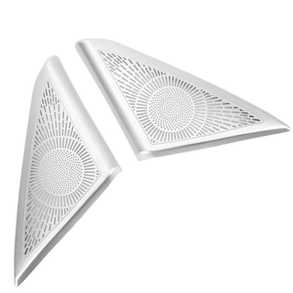 2PCS Car Stereo Speaker Decor Sticker Audio Tweeter Trim Cover Grill Replacement for 7 Series 2009?2014