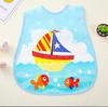 Reusable Baby Waterproof Bib Cartoon EVA Saliva Towel Anti Dirty Apron Feeding Drool Towel for 1-3 Years Old Choldren
