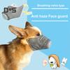 2/4Pcs Dog Respirator Muzzle Adjustable Air Filter Face Cushion Reusable Breathable Anti Fog Anti Dust Protective Muzzle for Large Small Dogs