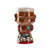 Tiki Mug Ceramic Cocktail Glass Tropical Hawaiian Bar Decor Drinkware Mixed Wine Cup Marine Skull Doll Statue Smoothie Beer Mug