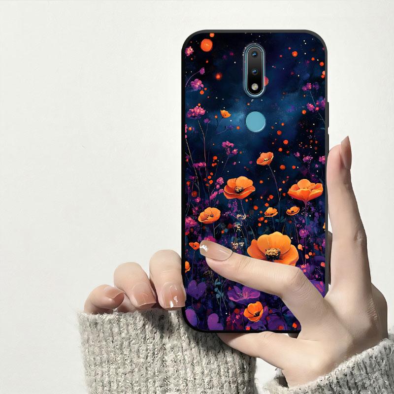 Protector For Nokia 2.4 1.4 3.4 5.3 5.4 6.2 Case Shockproof Soft Silicone For Nokia 7.2 6.3 8.3 5G Back Cover TPU Phone Case