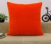 Главная D cor Декоративная подушка Твердый оранжевый Декоративный бархатный чехол для подушки - Выберите