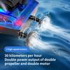 JJRC 42 см Большая Электрическая Лодка на Радиоуправлении 2.4G Высокоскоростная Водная RC Скоростная Лодка Детские Уличные Водные Игрушки для Детей Подарки