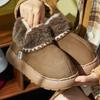Women Winter Snow Boots Cozy Faux Fur Suede Thick Sole Platform Keep Warm Fluffy Anti-slip Light Platform Ladies Shoes