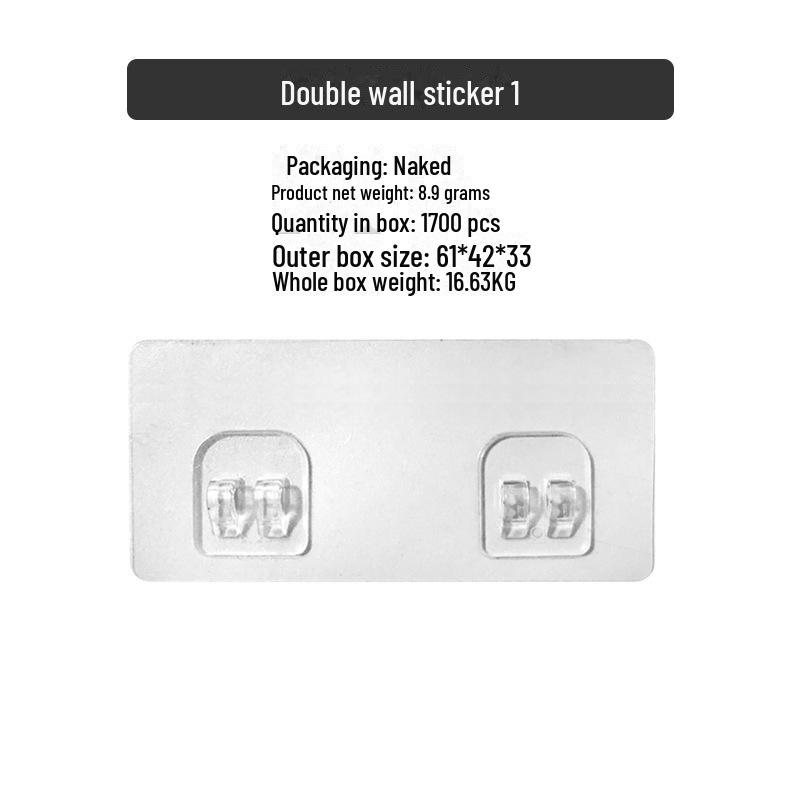 Kaiwang Stainless Steel Nail-Free Bathroom Hook - Multifunctional Seamless Wall-Hanging Washbasin Rack