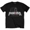 Унисекс хлопковая футболка с логотипом змеи Pantera для взрослых