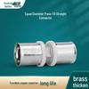 Press-fit Equal Diameter 1216 Aluminum-Plastic Pipe Fittings for Underfloor Heating - Copper Quick Connect