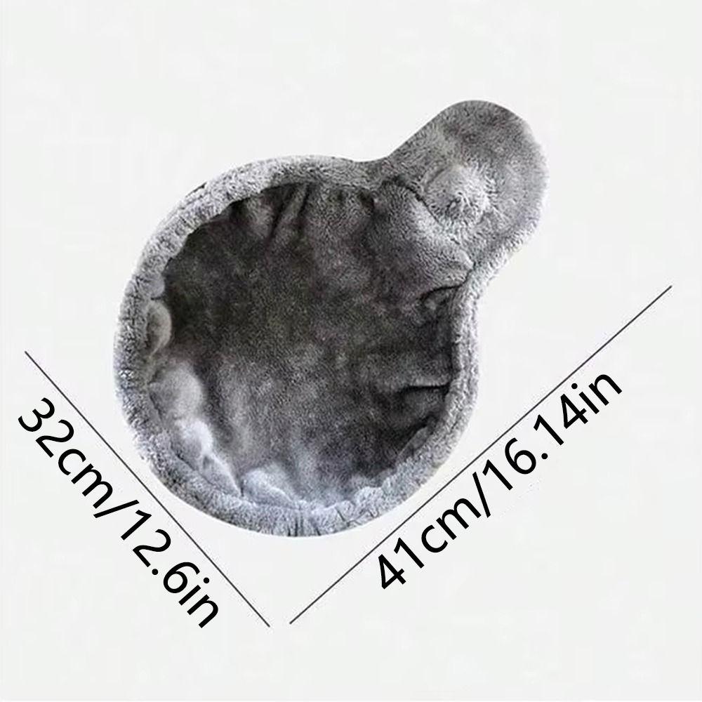 Удобный гамак-лежанка для кошки Мягкая плюшевая корзинка для кошки Безопасное подвесное гнездо для кошки Мебель для питомцев