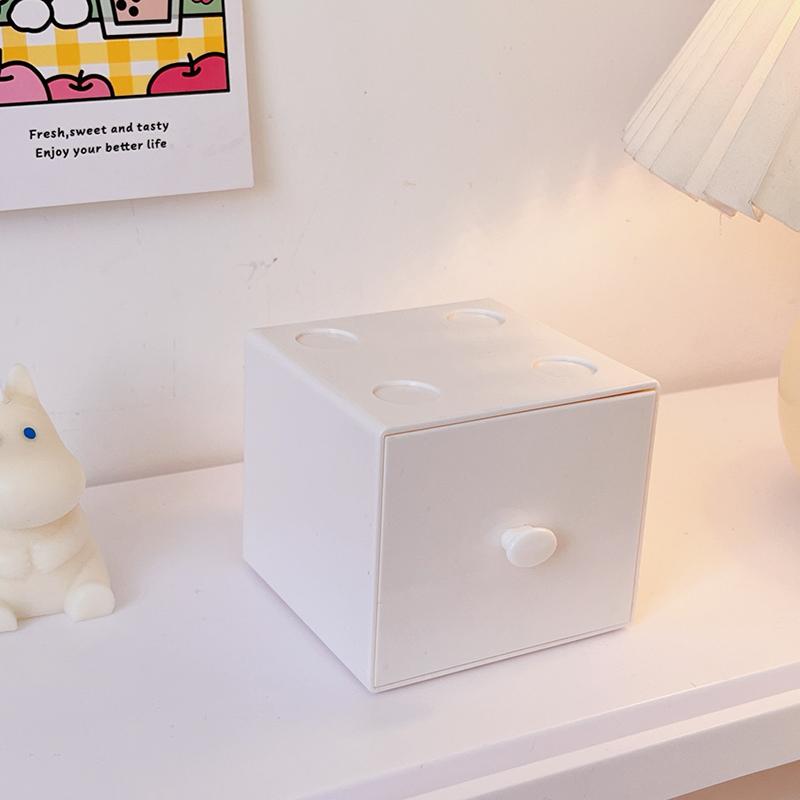 Настольный квадратный ящик для хранения макарон Ящик для хранения Комбинированный ящик для хранения строительных блоков Ящик для хранения косметики Ящик для хранения ювелирных изделий