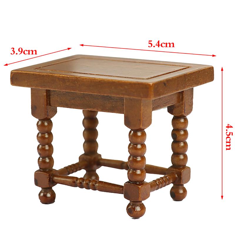 1:12 кукольных миниатюрных журнальных столиков, прикроватных стульев, кукольная мебель, декоративная игрушка