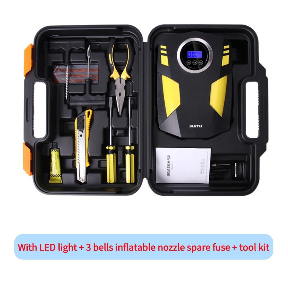 Автомобильный надувной насос, небольшой автомобильный портативный автомобиль с электрическими шинами, высокая мощность, 12 В, надувной насос, трубка насоса