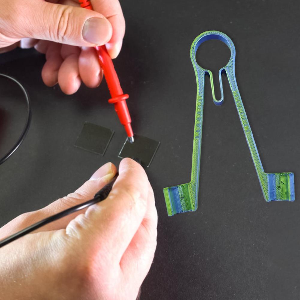 1 шт. Пластиковый держатель для щупа Крепление Подставка для держателя щупа измерительного провода Подставка для щупа мультиметра для работы одной рукой для коммерческого производства