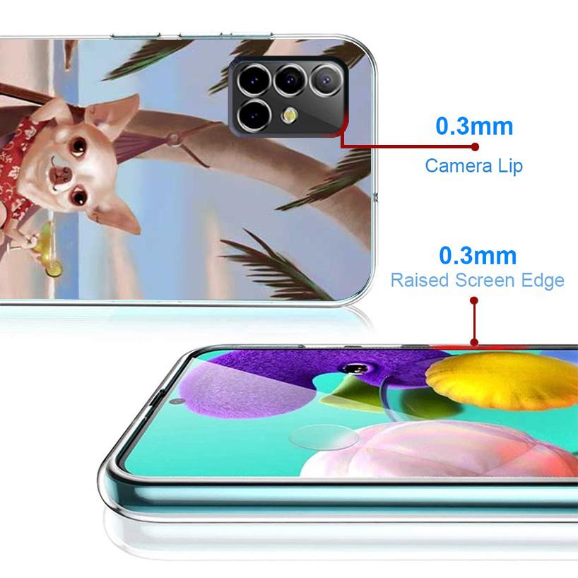 Чехол для телефона с щенком чихуахуа и той-терьерами для Samsung Galaxy A17 A37 A57 A16 A26 A36 A56 A15 A14 A13 A55 A54 A53 A35 A34 A33 A25 A2